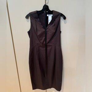 MAXA MARA - sleeveless cotton lined dress with belt